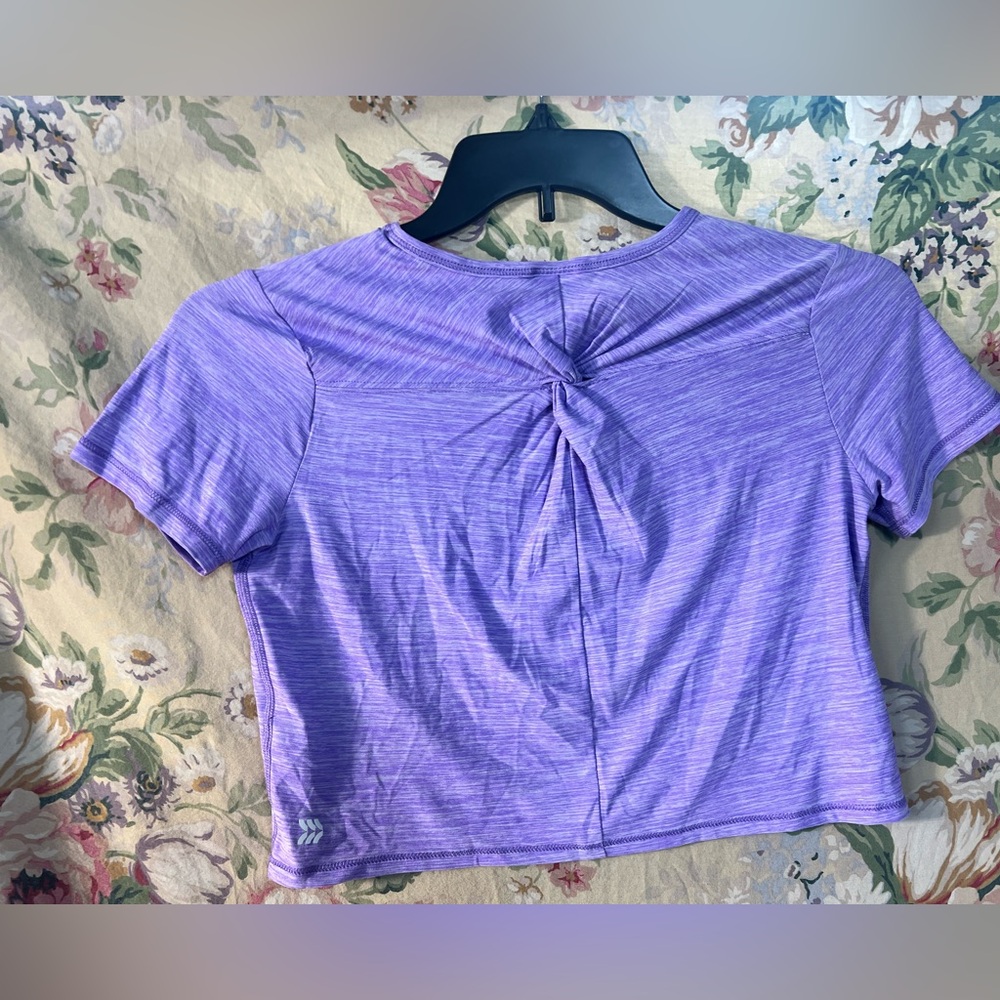 Target Lavender Crop Top - Picture 2 of 9